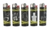 5 briquets Bic maxi à pierre Crime 5 briquets Bic maxi à pierre Crime